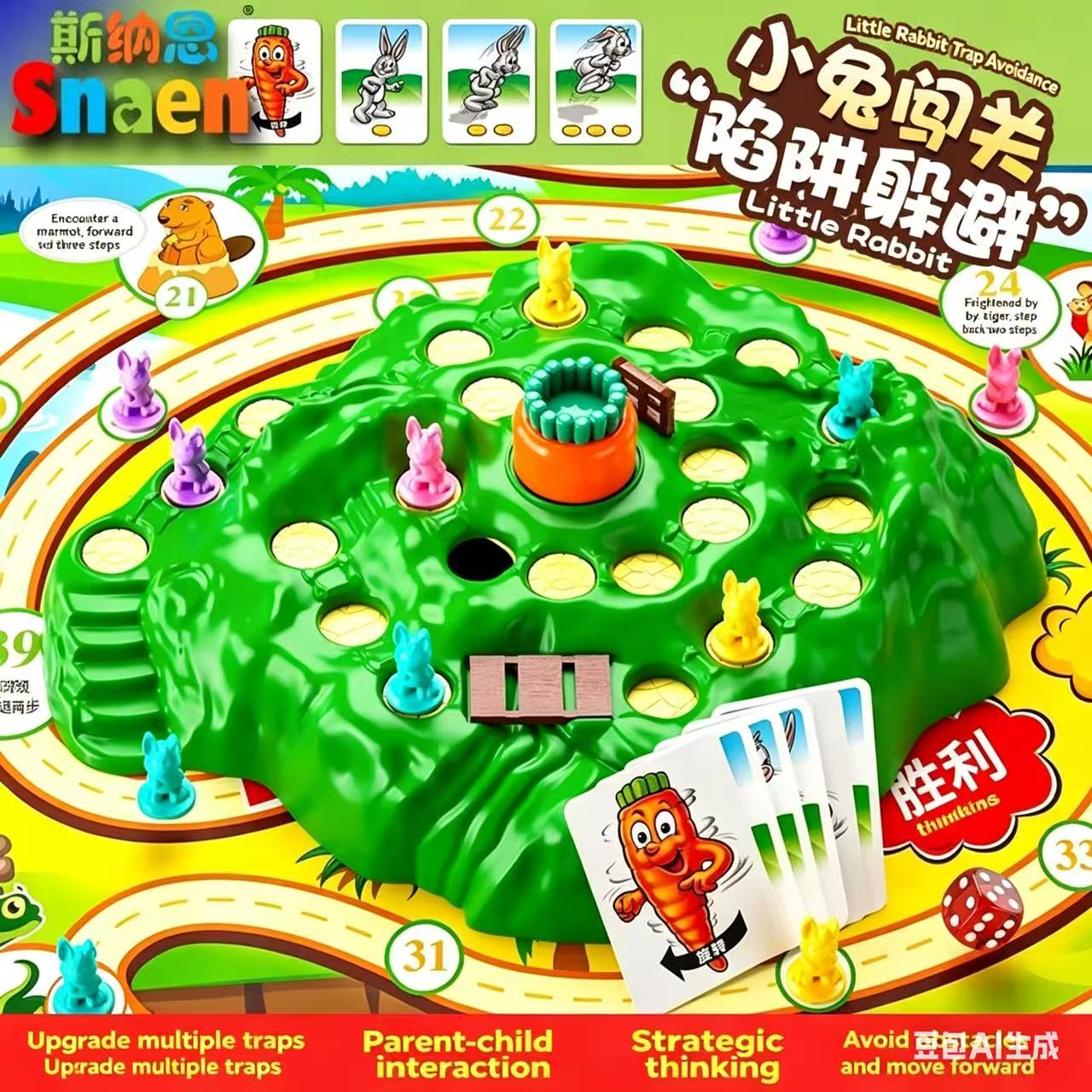 Board Game Zone - Hot Sale Fun Toy Rabbit Trap
