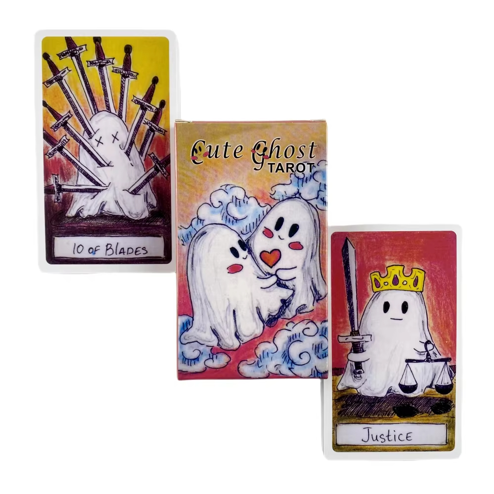Board Game Zone - Cute Ghost Tarot Deck Toy Set
