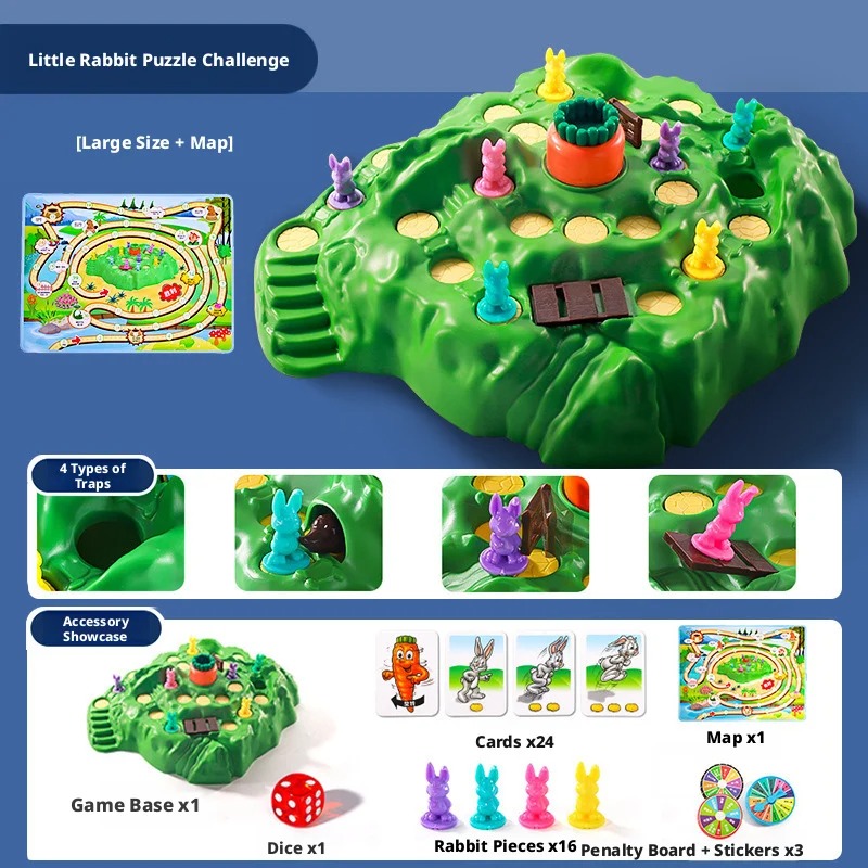 Hot Sale Fun Toy Rabbit Trap U - огляд і ціна Board Game Zone