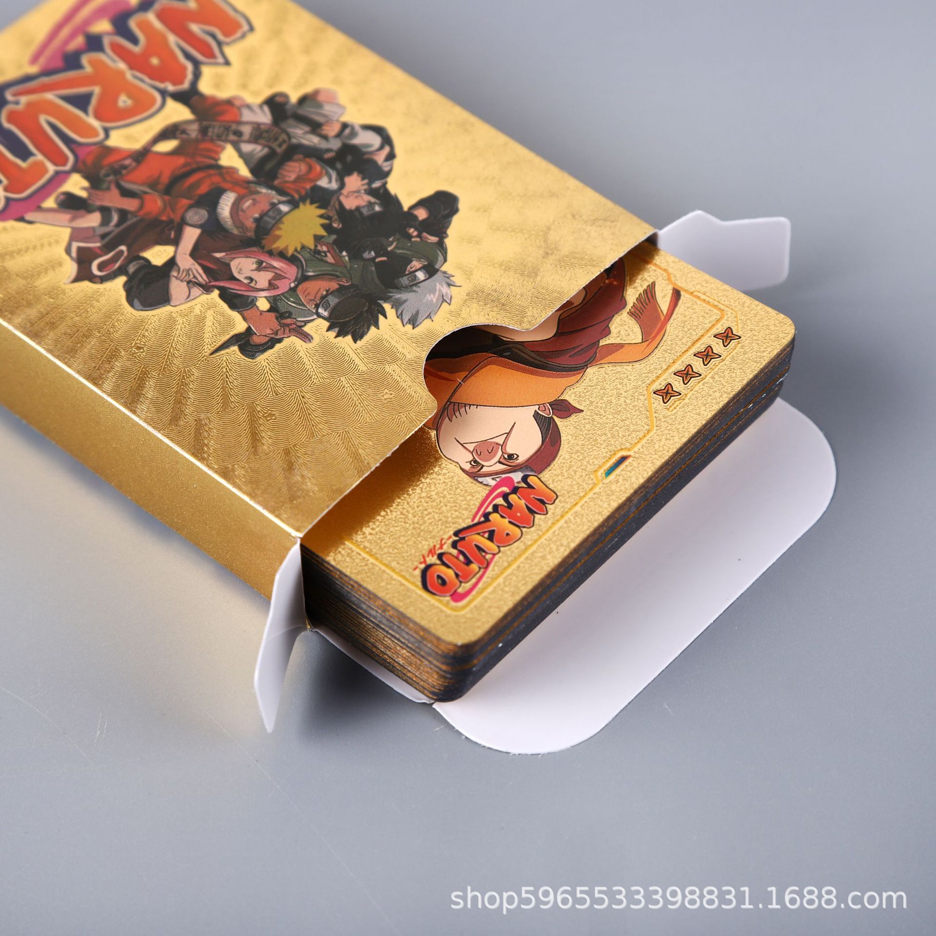 55pcs Naruto Card Gold English - огляд і ціна Board Games