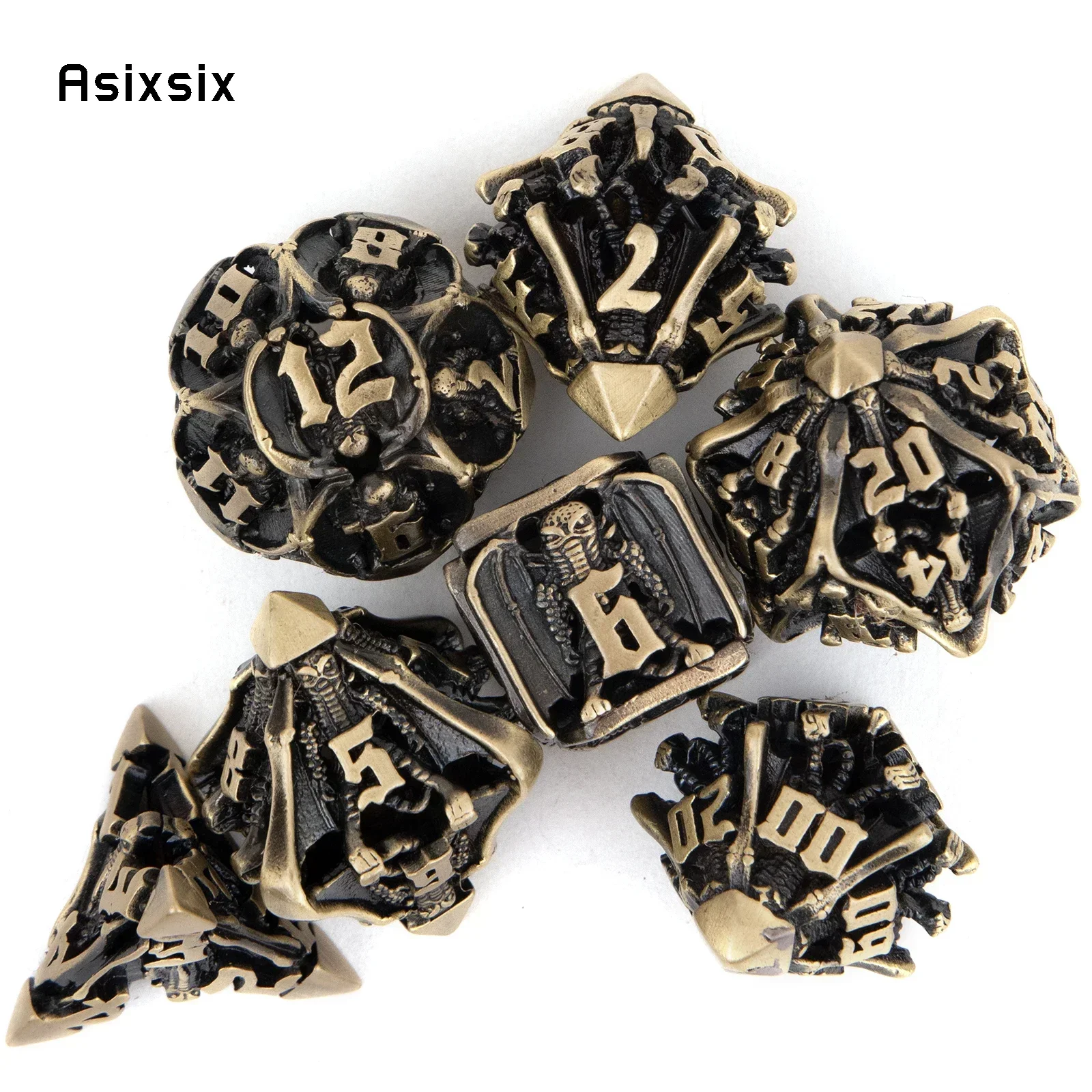 Metal Dice, Perfect For Tablet - огляд і ціна Dice Set Polyhedral