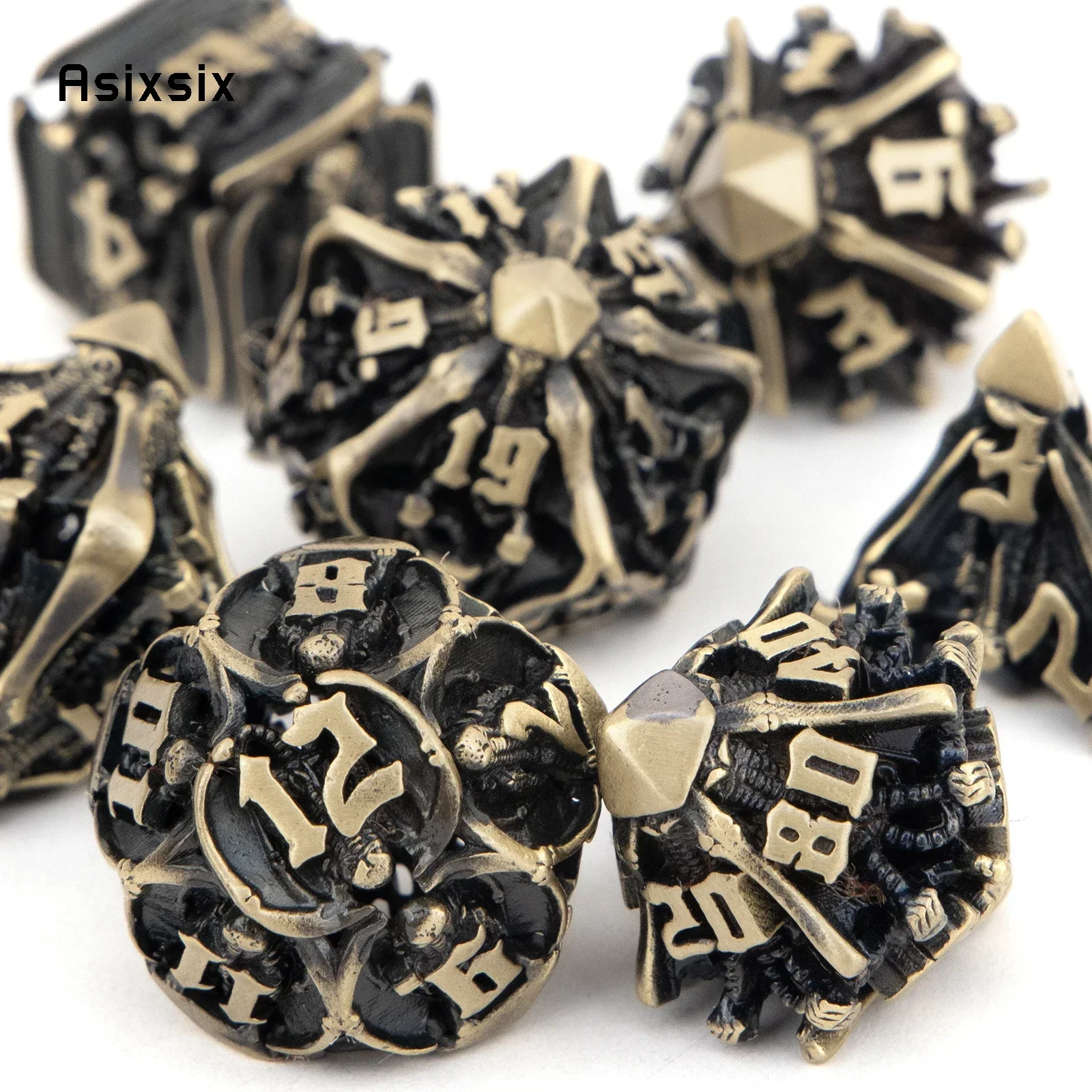 Metal Dice, Perfect For Tablet - огляд і ціна Dice Set Polyhedral