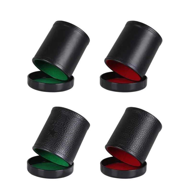 Dice Cup Set with Lid - Green/ - огляд і ціна Board Game Yahtzee
