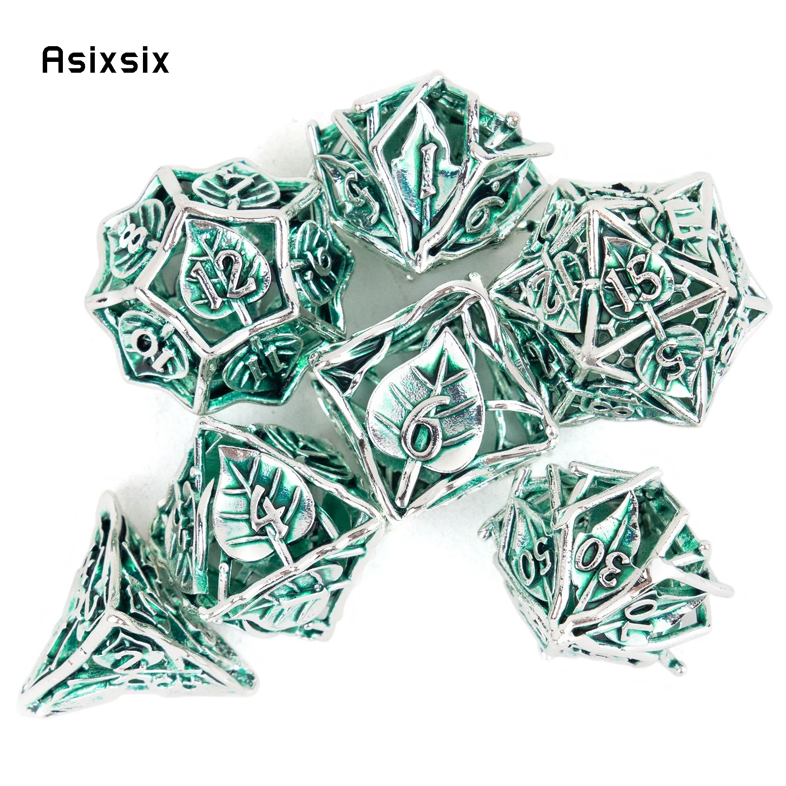 Metal Dice, Perfect For Tablet - огляд і ціна Dice Set Polyhedral