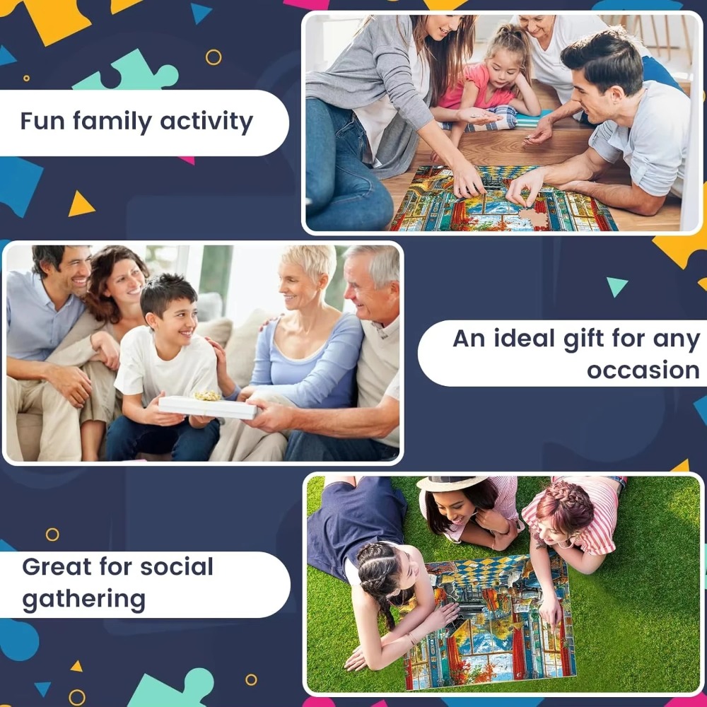500/1000/1200/2000PCS Puzzles  - огляд і ціна Jigsaw Puzzle Adult