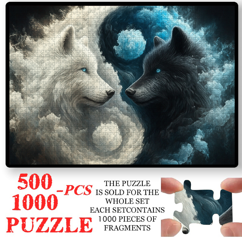 500/1000pcs Tai Chi Yin-Yang & - огляд і ціна Jigsaw Puzzle Adult