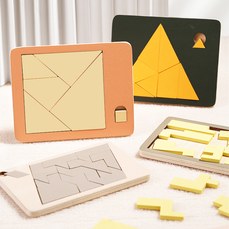 Wooden Geometric Puzzles Chall - огляд і ціна Jigsaw Puzzle Adult