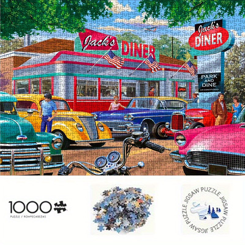 Vintage American Diner & Class - огляд і ціна Jigsaw Puzzle Adult