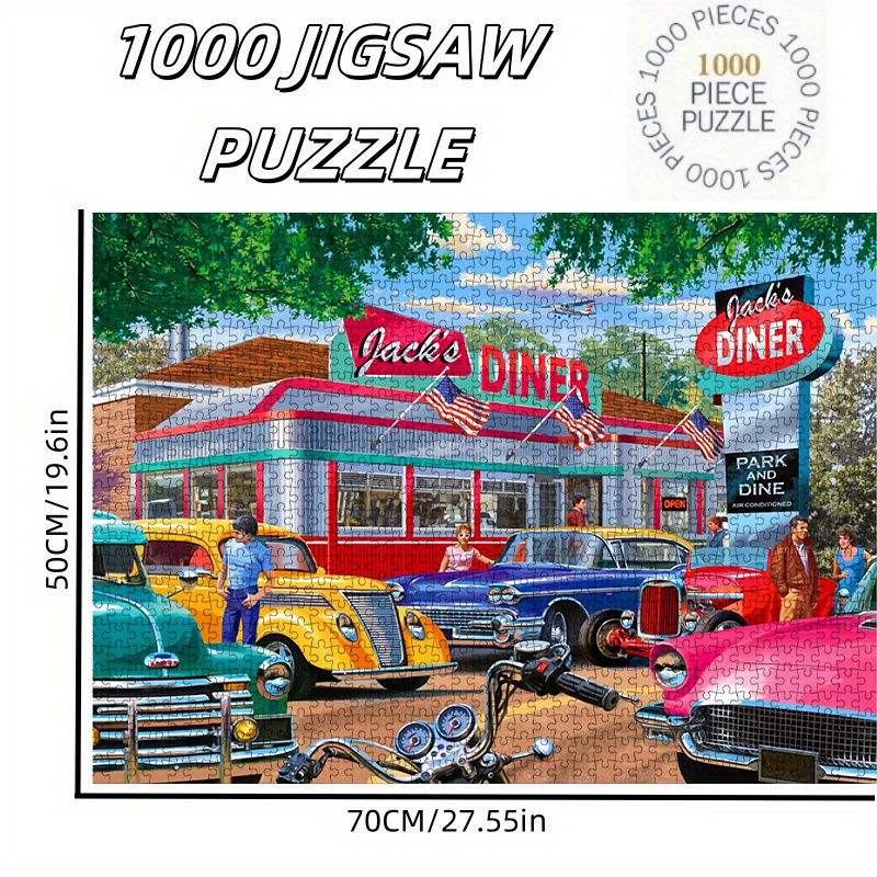 Vintage American Diner & Class - огляд і ціна Jigsaw Puzzle Adult