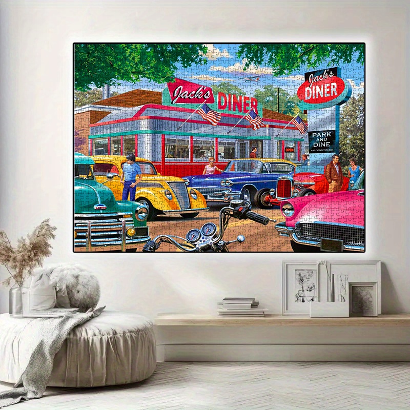 Vintage American Diner & Class - огляд і ціна Jigsaw Puzzle Adult