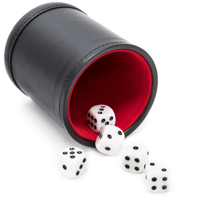 Leather Dice Cup Silent  Shaki - огляд і ціна Board Game Yahtzee